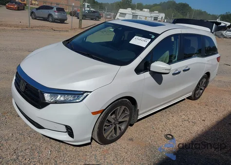 2023 Honda Odyssey Touring из США, поврежденный, VIN 5FNRL6H89PB076792